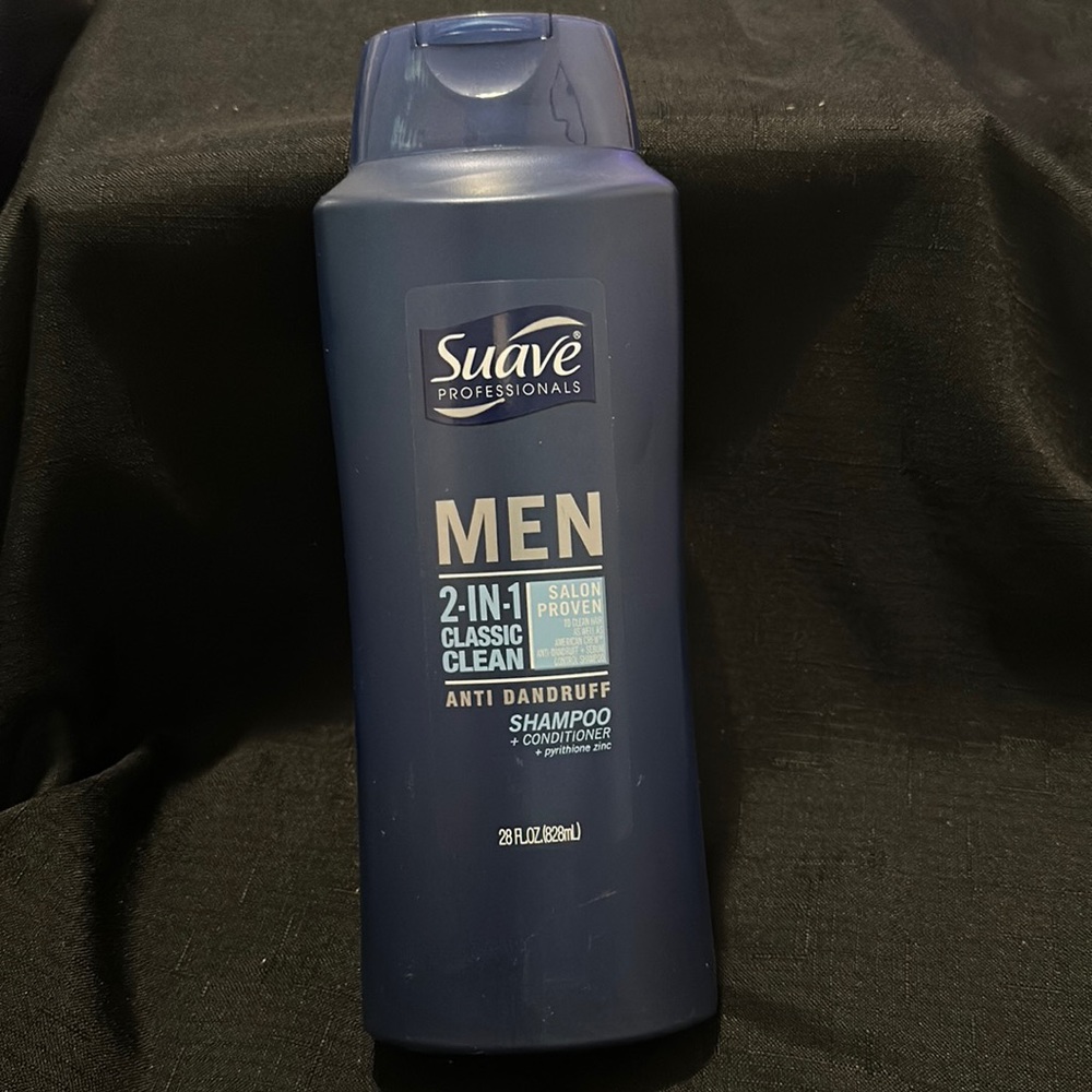 Suave Professionals Men Anti Dandruff 28 Oz (Classic Clean 2 in 1)
